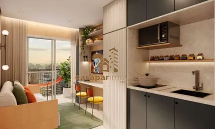 Apartamento Studio à Venda na Vila Olímpia, 24m² ao Lado Casa do Ator