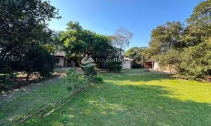 Terreno plano à venda, com escritura pública, na Rua do Gramal, no Campeche, Florianópolis, SC