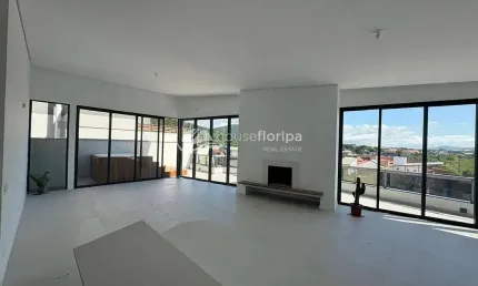 Cobertura à venda no swami com vista mar e lagoa, 3 suítes, campeche, florianópolis, sc
