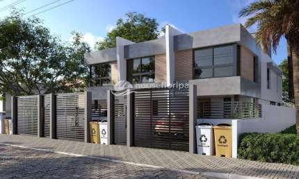 Mares do Sul - Casa de 3 quartos com espaço gourmet e quintal à venda, perto do Oka Floripa, excele