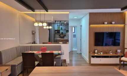 Apartamento para venda em barueri, alphaville empresarial, 2 dormitórios, 1 suíte, 2 banheiros, 2 vagas