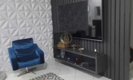 Sobrado alto padrão totalmente mobiliado e equipado.