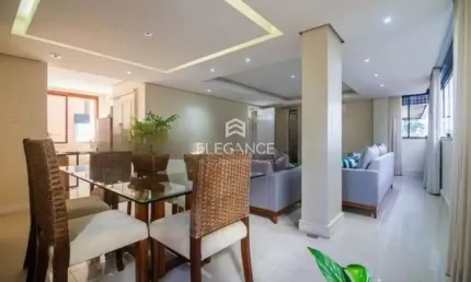 Elegance imóveis vende maravilhoso apartamento mobiliado de 3 dormitórios, 1 suíte, escritório e 1 vaga de garagem/box coberta em Petrópolis - Porto Alegre