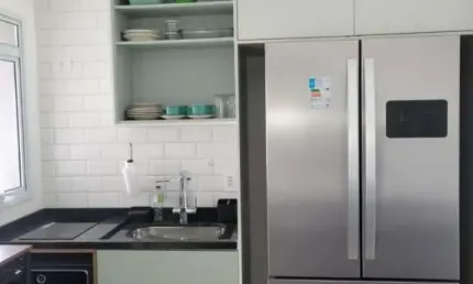 Apartamento para locação no coração de são paulo - tatuapé! 1 quarto, 1 sala, 1 banheiro, 1 vaga de garagem. 46m² de puro conforto!