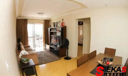 Excelente oportunidade: apartamento à venda em são paulo-sp, chácara cruzeiro do sul, 2 quartos, 1 suíte, 2 salas, 1 banheiro, 1 vaga, 70m².