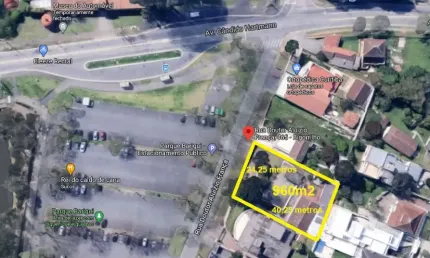 Terreno à venda na Rua Doutor Aluízio França, 465, Bigorrilho, Curitiba