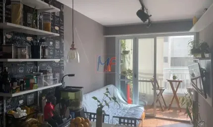 REF 16.173 - Lindo apartamento no Catumbi , 32 m² a.u., sendo 1 suíte, sala, sacada, cozinha, bem iluminado, comércios próximos. Sem vaga.