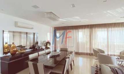 REF 16.210 Apto no Jardim Anália Franco,  297 m² a.u., 3 suítes, copa, cozinha, salas, sacada envidraçada, área de serviço, 6 vagas e Lazer.