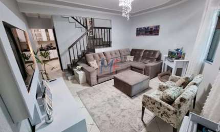 REF 16.287 - Lindo sobrado no Parque Capuava - Santo André,  130 m² a.u., 3 quartos (1 suíte), sala, cozinha, área gourmet, jardim, 2 vagas.