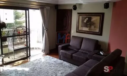 Ref 16.355 - lindo apartamento de 136m², com 3 quartos sendo 1 suíte, lavabo,  cozinha ampla com copa, 2 varandas, salas, 3 vagas e lazer.