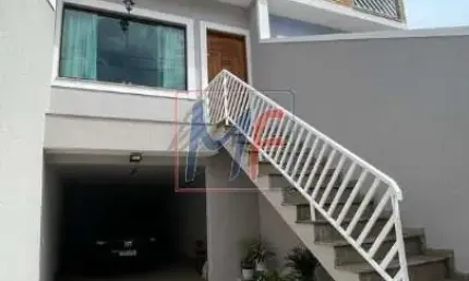 REF 16.503 - Lindo sobrado na Vila Aurora, 240 m², 3 quartos (sendo 3 suítes), sala, cozinha, copa, lavabo, lavanderia, depósito e 3 vagas.