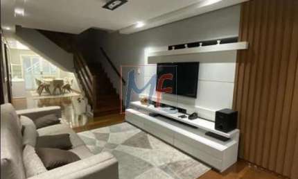 REF 16.561 - Lindo sobrado em SBC, 264 m² a.u., 3 quartos (2 suítes), salas de estar e jantar, escritório, cozinha, lavabo, lavanderia e 3 vagas.