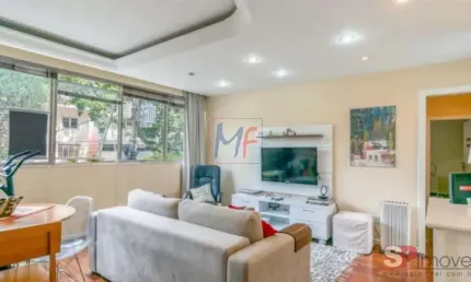 REF 16.640-Excelente apto no Sumaré, 90 m² a.u., 2 dormitórios, sala, cozinha, 2 banheiros, área de serviço, salão de festas  e 1 vaga coberta.