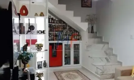 Ref 16.877 - belo sobrado na vila bela vista (zona norte), 100m² a.u., 3 quartos, cozinha, sala, lavanderia, área gourmet, varanda, 1 vaga.