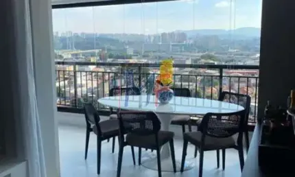 Excelente apto na Vila Anastácio, 91m² a.u., 2 quartos (2 suítes), sala, cozinha, varanda gourmet, lavanderia, 2 vagas e lazer (REF 17.059).