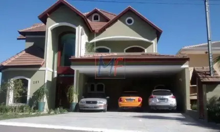 Casa no Residencial Morada dos Lagos  Barueri com  5 suítes,  6 vagas, 480 m² A.C., 560 m² Terreno. Aceita Permutas. REF 10.885