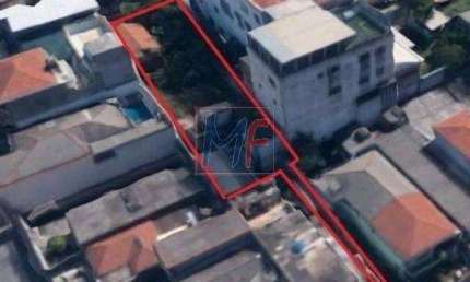 Ótimo terreno  560 m² , testada  10 m² , duas frentes  no Limão, boa localização, próximo metro Barra Funda . Aceita permuta. ZM REF: 11.045