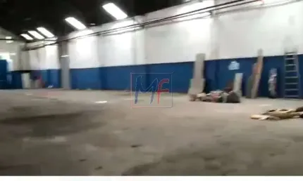 REF 12.476 Galpão com 2.393 m² útil. Testada de 45 m, no bairro Chácara Califórnia, a 10 min de carro do metrô Tatuapé, Zoneamento ZC.