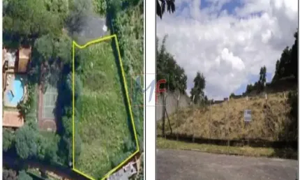 Terreno com 2.326 m² asfaltado, água e luz, todo murado, limpo e sem vegetação, em condomínio fechado , na granja viana. zer  ref 7154 -
