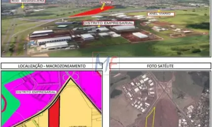 REF 7167 - Área com 145.200,00 m2 sendo 165m  x 880 m² em Ribeirão Preto. Ideal para Logisitca , Comércio , Shopping e  Atacadista,