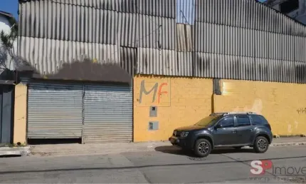 Ótimo galpão jd. jabaquara, 440m² a.u., pé direito alto, piso concreto, telhado com estrutura metálica, 35 vagas. aceita permuta (ref 17.556)