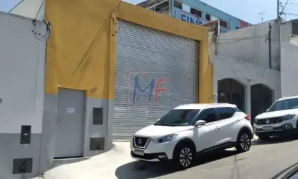 Excelente galpão em São Bernardo do Campo, 225m² a.t., 160m² a.c. (área fabril), pé direito de 7m, energia trifásica/normal (REF 18.093)