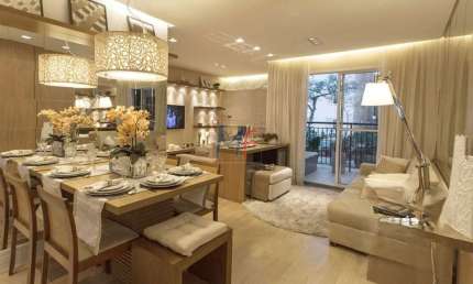 Excelente apto em Guarulhos/SP, com 64m² a.u., 3 dormitórios (1 suíte), sala, cozinha, lavanderia, varanda, 1 vaga, lazer (REF 18.846)