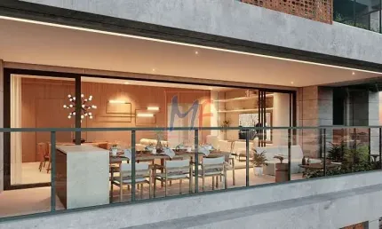 Excelente apto no Jd. Anália Franco, com 257m² a.u., 4 dormitórios (4 suítes), sala, cozinha, varanda, lavanderia, 5 vagas, lazer (REF 18.914)