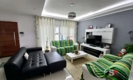 Belo sobrado  vila irmãos arnoni, 186 m² a.u., 3 dormitórios (3 suítes), cozinha, sala, dep. empregada, área gourmet, 3 vagas . zm ref 18.986