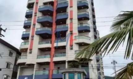Apartamento em Mongaguá/SP, 91m² a.u., 2 dormitórios (1 suíte), sala, cozinha, lavanderia, 1 vaga e lazer (REF 17.277)