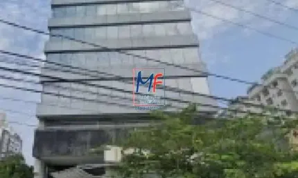 Prédio comercial de esquina no José Menino, com 7 pavimentos e subsolo com 155 vagas, 9.272 m² e 2.085 m² de terreno. REF: 15.497 -