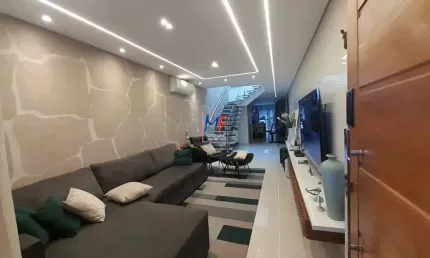 Excelente sobrado na vila granada, com 160m² a.u., 3 dormitórios (3 suítes), sala, cozinha, área gourmet (c/ vidro retrátil), 2 vagas (ref 19.506)