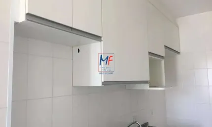 Excelente apto em Barueri/SP, com 60m² a.u., 2 dormitórios (1 suíte), sala, cozinha, 2 vagas escrituradas, lazer. Prox. Parque Municipal de Barueri (REF 20.219)