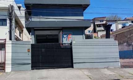 Excelente prédio comercial S. André, 556 m² a.u., terreno 448 m2,  com 2 pavimentos, 3 banheiros, salas, garagem, portão eletrônico. Prox. Rua Olavo Hansen (REF 19.914)