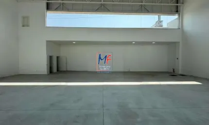 Excelente Galpão Comercial  Mauá, com 584 m²  a.c., 840 m² terreno,  vão livre  e 9mts de pé direito, vão livre. REF: 20.073