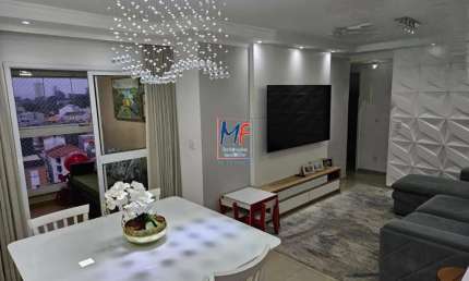 Excelente apartamento localizado bairro da Vila Guiomar, com 82 m²  a.u., 3 dorms., (1 suíte), terraço gourmet, 2 vagas e lazer . REF: 19.508