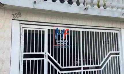 Excelente sobrado na Vila Suíça, em Santo André/SP, 200m² a.u., 2 quartos (1 suíte), sala, cozinha, despensa, lavanderia,  quintal, churrasqueira, terraço, 2 vagas (REF 19.601)