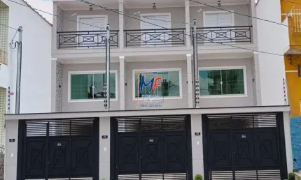 Excelente Sobrado localizado no bairro Parque Vitória, com 122 m²  a.c., 3 dorms., (1 suíte), piso porcelanato, quintal com churrasqueira,  alarme, 2 vagas. REF: 19.527