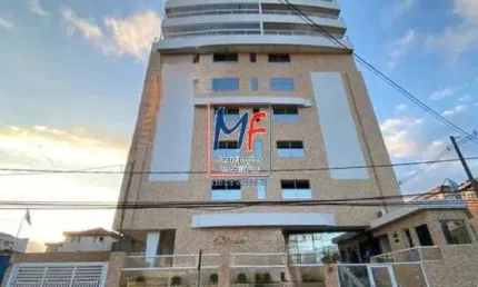 Excelente apto em são vicente/sp, com 126m² a.u., 2 dormitórios (2 suítes), sala com 2 ambientes, cozinha planejada, varanda, 2 vagas. aceita financiamento (ref 19.955)
