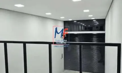 Excelente prédio comercial em São Bernardo do Campo, com 138 m² a.u., mezanino, banheiros, cozinha, amplo salão, quintal, porta automática, 2 vagas (REF 19.917)