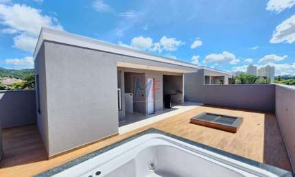REF 16.932 - Bela cobertura no Tremembé, 153m² a.u., 3 quartos (2 suítes), sala, cozinha, banheiro, terraço gourmet, spa, jacuzzi e 2 vagas.