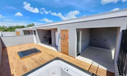 REF 16.891 -Bela cobertura no Tremembé, 170m² a.u., 3 quartos (2 suítes), sala, cozinha, terraço gourmet, churrasqueira, jacuzzi, spa, 2 vagas.