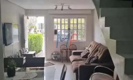 Ref 16.334 - lindo sobrado em condomínio de 110 m² , 3 quartos (1 suíte), sala, cozinha, banheiro, área de serviço, churrasqueira, 2 vagas.
