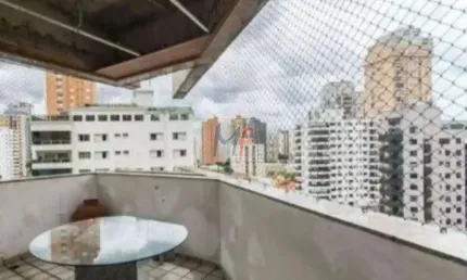 Excelente cobertura duplex  V. Nova Conceição com 500 m² a.c. , 4 dorm, ( 3 suítes), 4 vagas, 7 banheiros, piscina e lazer completo. REF: 19.151