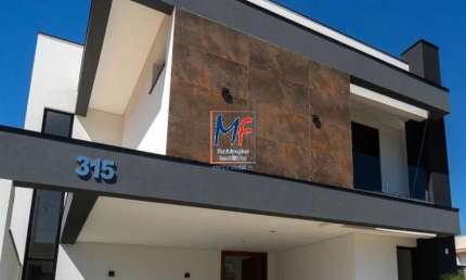 Excelente casa em cond. fechado em Jundiaí/SP, 215m² a.u., 4 dormitórios (3 suítes), sala, cozinha, home office, mezanino, área gourmet, piscina, 4 vagas (REF 20.238)