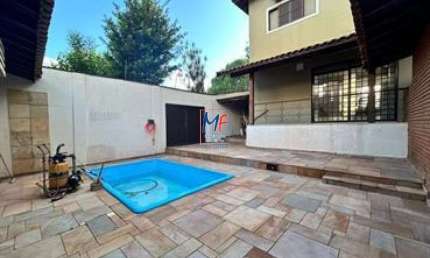 Excelente sobrado em Ribeirão Preto SP, com 245m² a.c., 3 dormitórios (1 suíte), sala, cozinha, escritório, piscina, salão de festas, área gourmet, 4 vagas (REF 20.172)