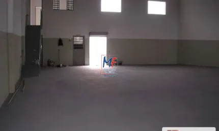 Excelente galpão  475 m² a.u., pé direito 6 m, 2 escritórios, almoxarifado, entrada de caminhões, energia industrial (REF 20.569)