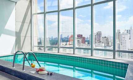 Excelente Apartamento  tipo Flat com   33 m²,  1 suíte, vaga garagem e lazer no  Jardins.  Aceita permuta. Boa Localização. (REF: 10.318)