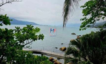 Excelente terreno região sul Ilhabela/SP, 928m² a.t., plano e com vista para o mar. Prox.Praias Grande e do Curral (REF 20.577)
