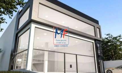Excelente Sobre  Loja  Analia Franco, 513 m² a.c., 3 banheiros e 4 vagas, moderna e versátil, com fachada de vidro REF: 20789